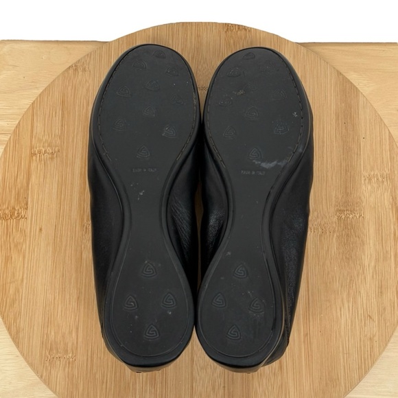 AGL Attilio Giusti Leombruni Black Leather Horse Bit Loafer EU Size 38.5 US 8.5 - Picture 8 of 14